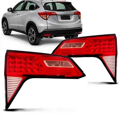 Lanterna hrv honda de 2015 a 2018 traseira lado direito da mala