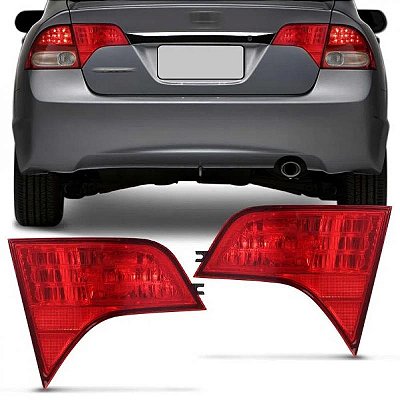 Lanterna civic honda de 2007 a 2011 traseira lado direito da mala