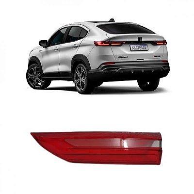 Lente de lanterna fastback fiat de 2022 a 2025 traseira da mala lado esquerdo