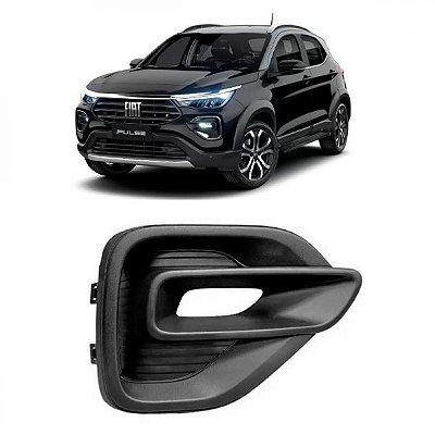 Grade lateral para para choque pulse fiat de 2022 a 2025 dianteira lado direito com furo