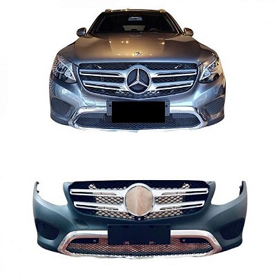Para choque glc mercedes benz de 2016 a 2018 dianteiro completo