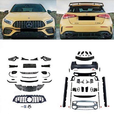 Conjunto de carroceria a200 mercedes benz de 2019 a 2022 hatchback para a45 AMG