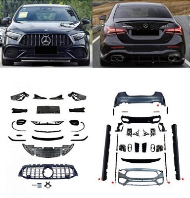 Conjunto de carroceria a200 mercedes benz de 2019 a 2022 sedã para a45 AMG