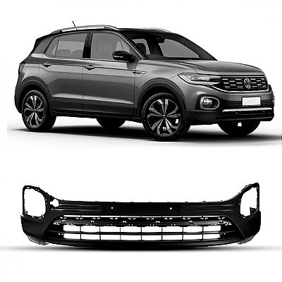 Para choque t cross volkswagen de 2019 a 2024 dianteiro inferior