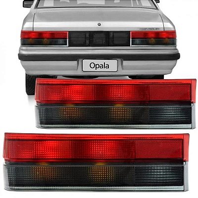 Lanterna opala chevrolet de 1988 a 1992 traseira lado esquerdo fumê