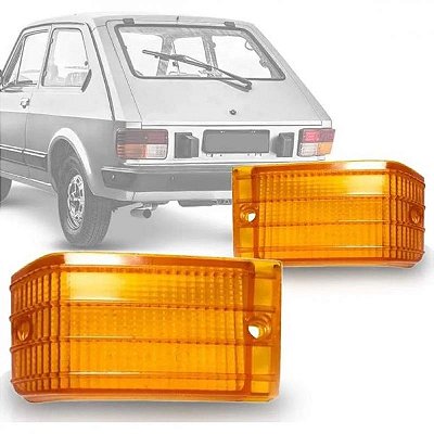 Lente de pisca 147 fiat de 1979 a 1982 traseira lado direito âmbar
