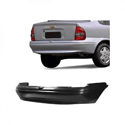 Para choque corsa chevrolet de 1996 a 2009 traseiro sedã