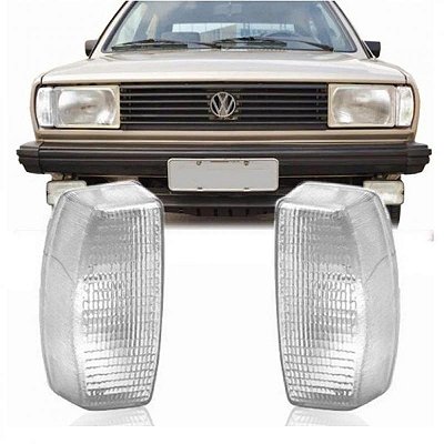 Lanterna gol volkswagen de 1982 a 1986 dianteira cristal