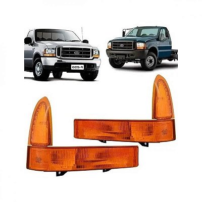 Lanterna f250 e f350 ford de 1999 a 2005 dianteira lado esquerdo âmbar