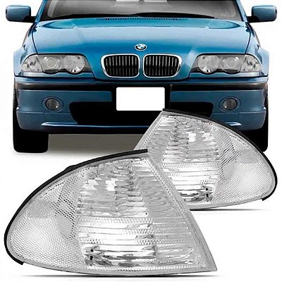 Lanterna série 3 bmw de 1998 a 2001 lado esquerdo dianteira cristal