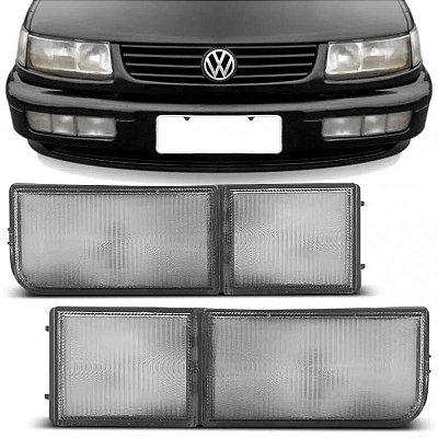 Lanterna passat volkswagen de 1993 a 1996 dianteira lado direito aplique para choque maior