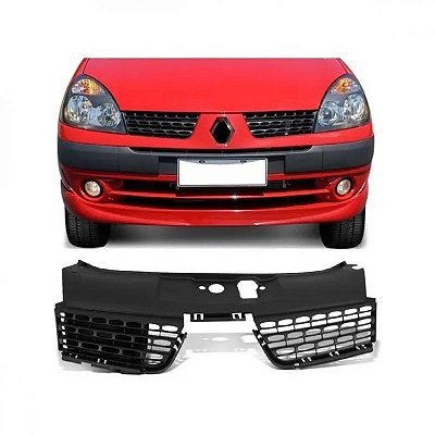 Grade do radiador clio renault de 2003 a 2005 preta