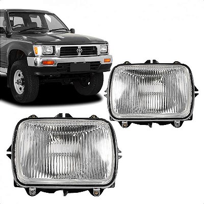 Farol hilux toyota de 1992 a 2001 bandeirante toyota e l200 mitsubishi de 1992 a 2003 lado direito com carcaça