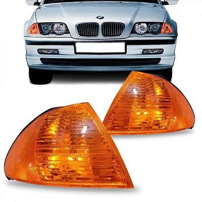 Lanterna série 3 bmw de 1998 a 2001 dianteira lado esquerdo âmbar sedã