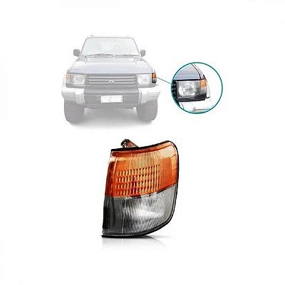 Lanterna pajero mitsubishi de 1992 a 1997 dianteira lado direito