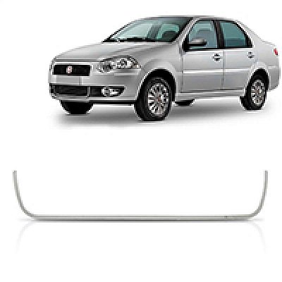 Moldura inferior do para choque siena fiat de 2008 a 2012 dianteira cromada versão el