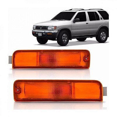 Lanterna pathfinder nissan de 1996 a 1999 dianteira lado esquerdo âmbar para para choque