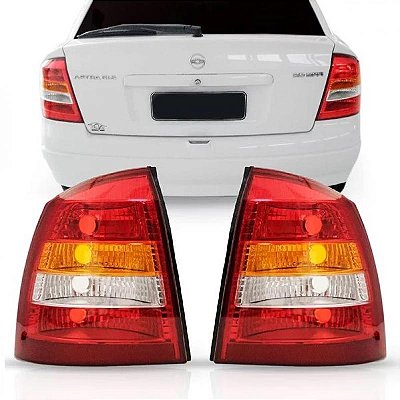 Lanterna astra chevrolet de 1998 a 2002 traseira lado esquerdo tricolor sedã