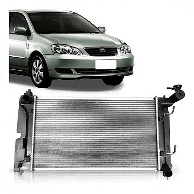 Radiador corolla toyota de 2003 a 2008 fielder automático