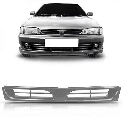 Grade do radiador lancer mitsubishi de 1993 a 1995 cinza