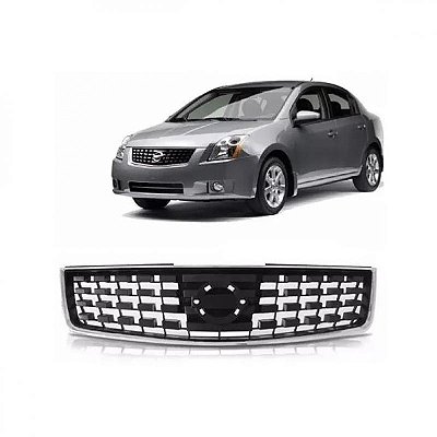 Grade do radiador sentra nissan de 2007 a 2009 cromado