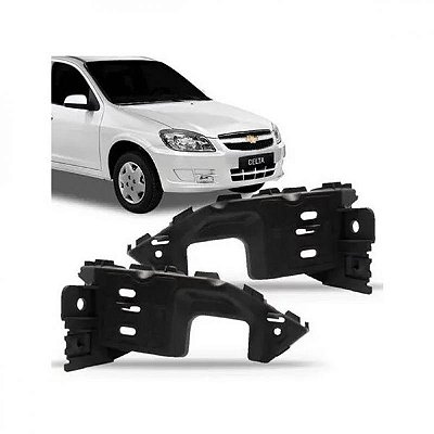 Suporte guia para para choque celta e prisma chevrolet de 2007 a 2011 lado esquerdo dianteiro
