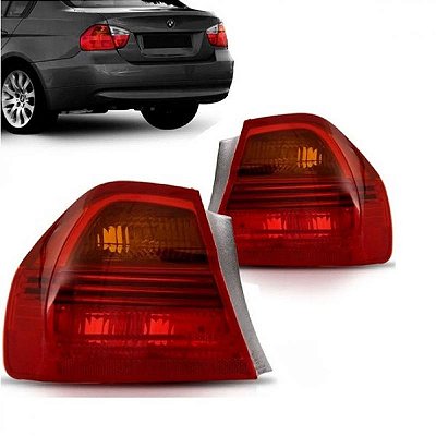 Lanterna série 3 bmw de 2006 a 2008 lado esquerdo traseiro de canto