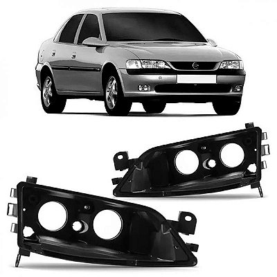 Carcaça de farol vectra chevrolet de 1997 a 1999 lado esquerdo