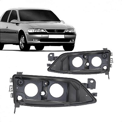 Carcaça de farol meriva chevrolet de 2002 a 2012 lado esquerdo