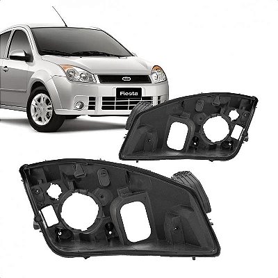 Carcaça de farol fiesta ford de 2008 a 2010 lado esquerdo