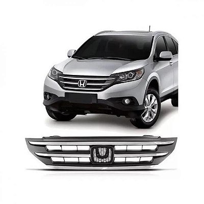 Grade do radiador crv honda de 2012 a 2014 com friso cromado sem emblema