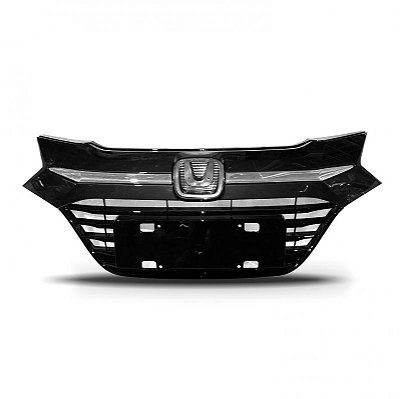 Grade do radiador hrv honda de 2015 a 2018 cromada e preto brilhante