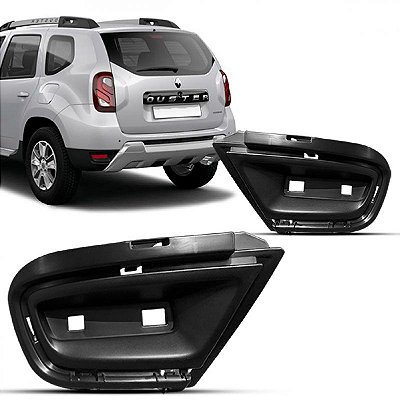 Moldura para choque duster renault de 2016 a 2020 traseiro inferior lado direito sem refletor
