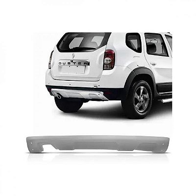 Acabamento para para choque duster renault de 2010 a 2015 traseiro cinza texturizado