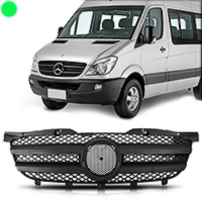 Grade do radiador sprinter mercedes benz de 2012 a 2016 carcaça preta sem emblema