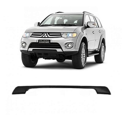 Moldura inferior do para choque triton e dakkar mitsubishi de 2015 a 2016 dianteira preta