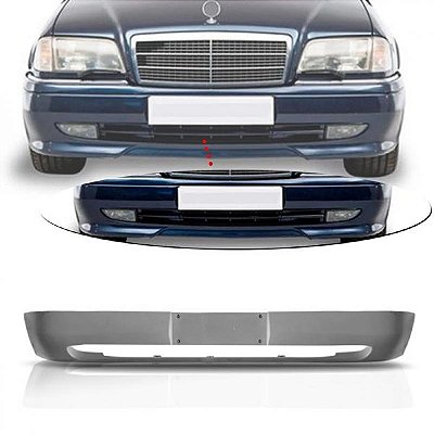 Moldura inferior do para choque c180 mercedes benz de 1994 a 1998 dianteira em primer