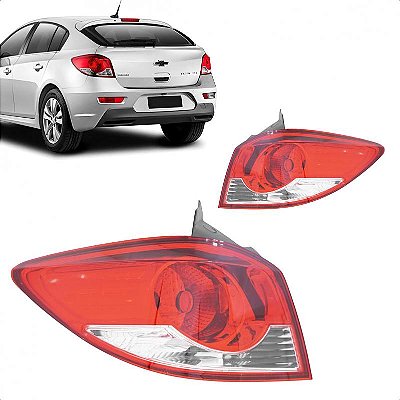 Lanterna cruze chevrolet de 2011 a 2016 traseira lado esquerdo hatch