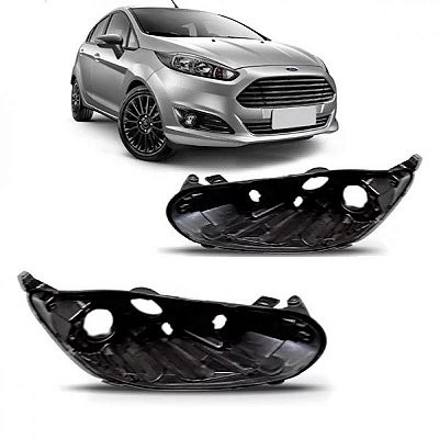 Carcaça de farol new fiesta ford de 2013 a 2019 lado direito