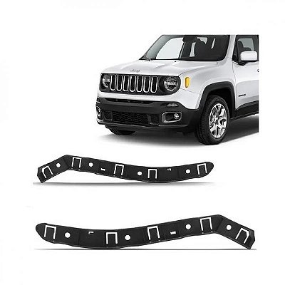 Suporte guia para choque renegade jeep de 2015 a 2021 dianteiro lado direito