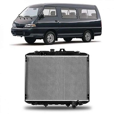Radiador h100 hyundai de 1994 a 2004 câmbio manual