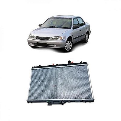 Radiador corolla toyota de 1993 a 2002 com câmbio automático ou manual