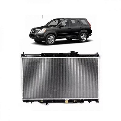 Radiador crv honda de 2002 a 2006 câmbio automático ou manual