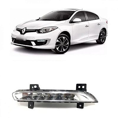 Lanterna de para choque fluence renault de 2014 a 2018 dianteira lado direito luz diurna
