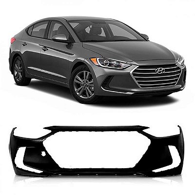 Para choque elantra hyundai de 2017 a 2018 dianteiro superior