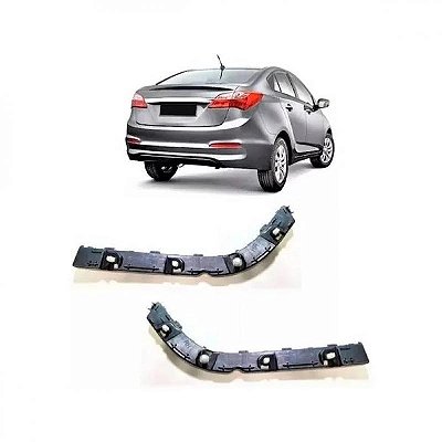 Suporte guia para para choque hb20s hyundai de 2012 a 2019 traseiro lado direito sedã