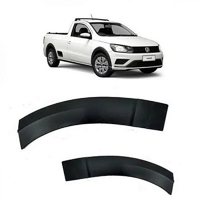 Moldura inferior para choque saveiro volkswagen de 2017 a 2023 dianteira lado direito geração 7 robust
