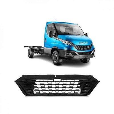 Grade do radiador iveco de 2020 a 2025 com moldura inferior do para choque cromada