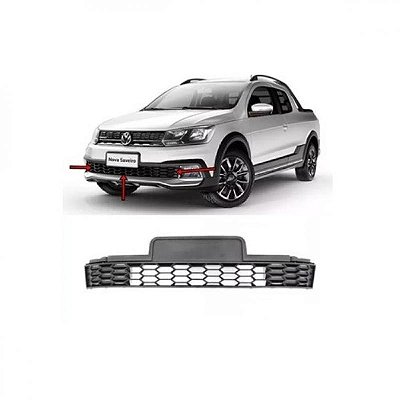 Grade do para choque saveiro cross volkswagen de 2017 a 2022 e crossfox volkswagen de 2015 a 2022 central