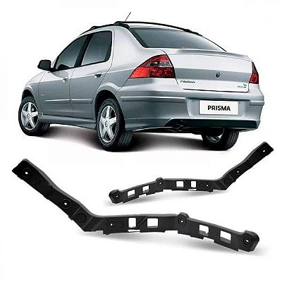 Suporte guia para para choque prisma chevrolet de 2006 a 2012 lado direito traseiro